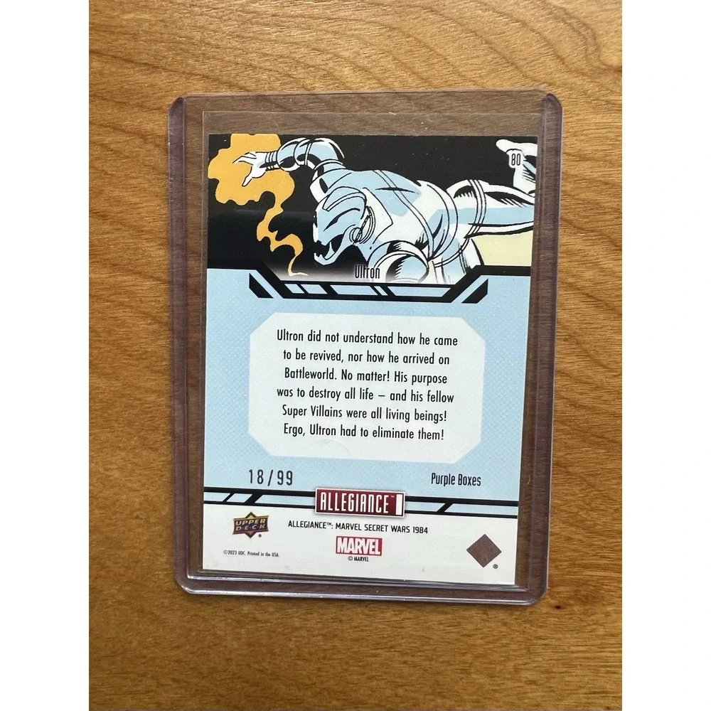 2024 Marvel Allegiance Secret Wars Ultron Purple Box /99 #80‎